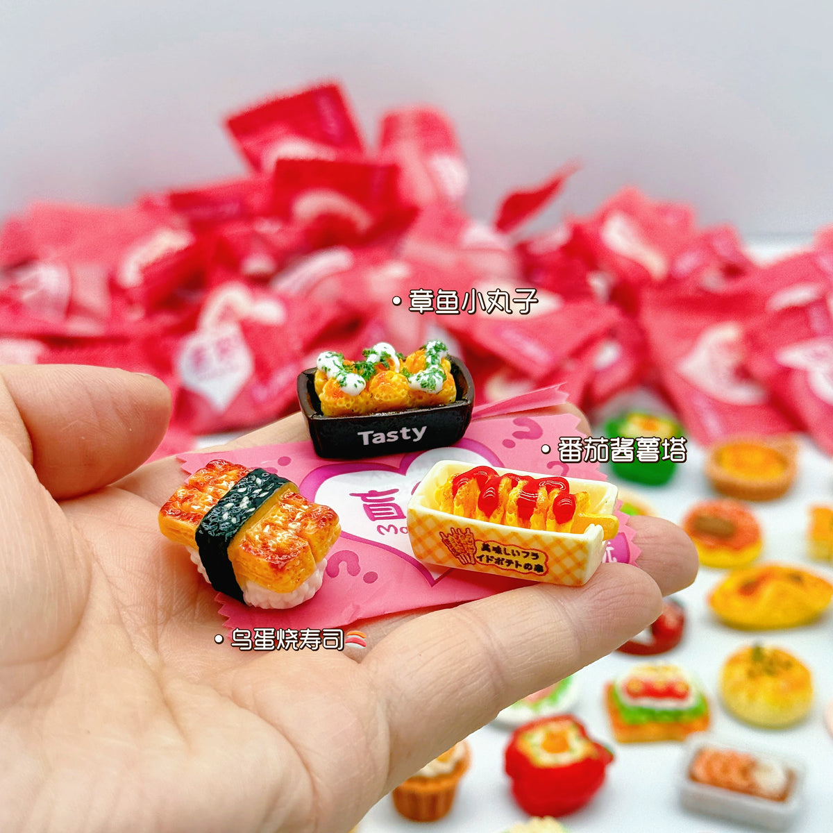 Miniature Dessert Cake Food Model Blind Bag Play Set