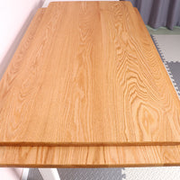 Solid Wood Tabletop Panel for Dining, Study, or Office Desk - Beechwood/Rubberwood