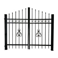 Zinc Steel Fence Panel for Residential, School, and Factory Perimeter Security
