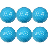 Colorful Golf Practice Balls 42mm Diameter - 6 Pack