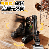 Extra Large Alloy Engineering Excavator Inertia Toy with Movable Joints for Boys