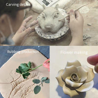 Air Dry Modeling Clay Kit with Tools, 10lb No-Bake Stone Clay for Sculpting and Pottery
