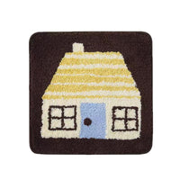Winter Warm Chair Cushion for Kids Study Chair, Non-Slip Washable Flocked Seat Pad