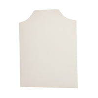 Garment Packaging Cardboard Inserts for Folding Clothes, White Cardstock