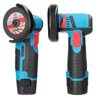 12V Cordless Mini Angle Grinder with Lithium Battery for Polishing and Cutting