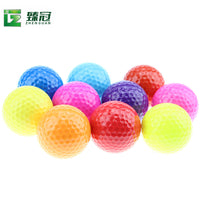 Colorful Two-Layer Golf Practice Balls with Customizable Logo