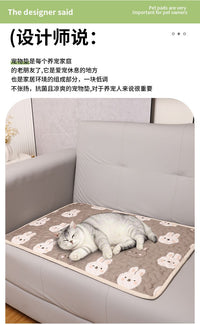 狗垫宠物猫睡觉用地垫冰丝车载垫猫咪用狗窝防滑耐磨睡垫四季通用