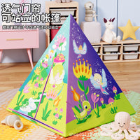 Kids Indian Teepee Play Tent Indoor Outdoor Playhouse for Boys and Girls