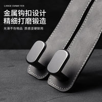Car Seat Back Headrest Hooks with Faux Suede Leather and Zinc Alloy/ABS