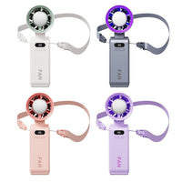 Portable Semiconductor Cooling Handheld Fan with Neck Strap