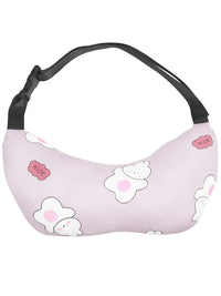 Kids' U-Shaped Neck Pillow for Car Seats - Washable Travel Headrest for Babies and Toddlers