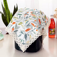Appliance Dust Cover with Lace Trim for Air Fryer Rice Cooker Mixer