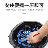 Helmet Hair Protector Silicone Pad - Anti-Flattening Liner for Motorcycle and Cycling Helmets