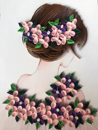 Quilling Paper Art Kit for Beginners - DIY Sunflower Design with Tools