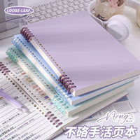 A5/B5 Spiral Notebook with Grid/Lined/Blank Pages, Aesthetic Journal for Students & Office