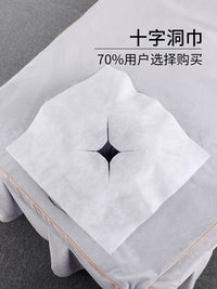 Disposable Massage Table Face Rest Covers, Non-Woven Pillow Towels for Spa, Salon, and Chiropractic Beds