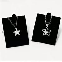 Velvet Jewelry Display Stand for Necklaces, Earrings, and Pendants