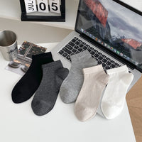 Men's Mulberry Silk Blend Breathable Mesh Ankle Socks for Spring/Summer