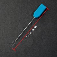 Automatic Needle Threader for Sewing Machines and Hand Sewing, Blue Handle
