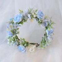 LED Light-Up Floral Headband for Stage Performance, Travel, and Festivals