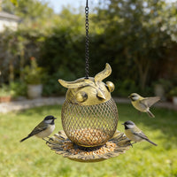 Hanging Hummingbird Feeder Metal Craft Outdoor Garden Decoration