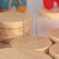 Wooden Doll Display Stands for Crochet, Felt, and DIY Crafts