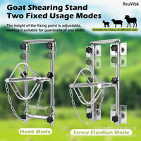 Adjustable 304 Stainless Steel Sheep Head Holder for Shearing and Injections