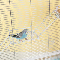 Parrot Perch Platform Bird Cage Accessories Pigeon Rest Stand Jumping Board Small Bird Feeder Station Net Bird Supplies