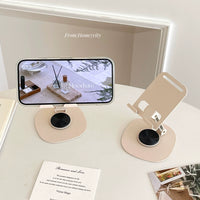 Adjustable Rotating Metal Phone and Tablet Stand for Desk