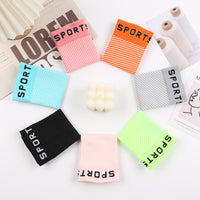 Women's Professional Compression Leg Sleeves Striped Elastic Fitness Running Calf Socks
