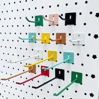 Nordic Style Pegboard Hooks for Shelves and Storage Racks, DIY Wall Mount Accessories