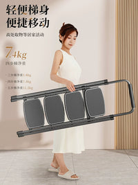 Foldable Multi-functional Household Ladder with Anti-slip Steps
