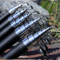 Fiberglass Telescopic Fishing Rod and Reel Combo Set for Saltwater and Freshwater Angling
