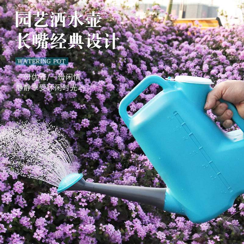 Long Spout Watering Can for Indoor and Outdoor Plants, Large Capacity Garden Sprinkler Pot