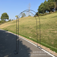 Garden Arch Trellis for Climbing Plants, Rose Arbor Support, Outdoor Metal Pergola
