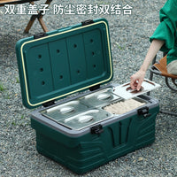 Portable Insulated Cooler Box for Camping Fishing Outdoor Activities and Commercial Use