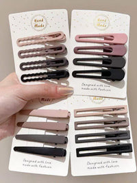 No-Crease Hair Clips for Makeup and Face Washing, Duckbill Design for Bangs and Flyaways