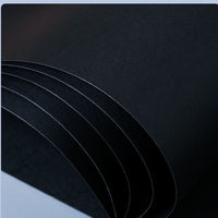 A4/A5 Black Card Sketchbook for Art Students, 150g Black Paper for Colored Pencils and Sketching