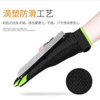 Men's Two-Finger Fishing Gloves UV Protection Non-Slip Breathable Touchscreen for Outdoor Sports Cycling