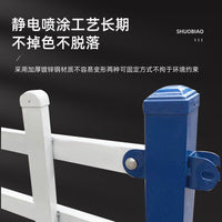 Zinc Steel Garden Lawn Fence for Parks, Communities, and Green Belts