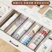 Clear Acrylic Stackable Desk Organizer for Notes, Cards, and Stationery