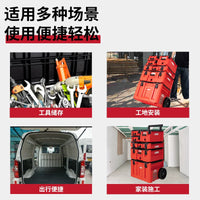 Longbang 3.0 Stackable Rolling Tool Box System with Wheels, Heavy-Duty Industrial Mobile Storage Organizer