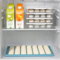 Food-Grade Multi-Layer Dumpling Storage Container for Refrigerator and Freezer