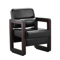 Baimeng Solid Wood Armrest Barber Chair for Hair Salons