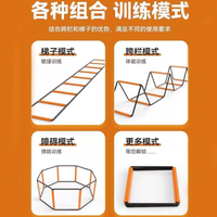 Portable Agility Ladder for Kids' Soccer and Basketball Training, Multi-functional Speed and Coordination Ladder