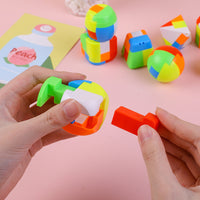 Luban Lock Brain Teaser Puzzle Set for Adults and Kids, Stress Relief Disentanglement Toy