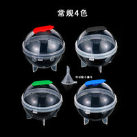 6.5cm Large Sphere Ice Ball Mold for Whiskey and Cocktails, Reusable Plastic Ice Cube Tray Set for Home Bar