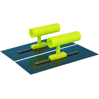 Blue Steel Plastering Trowel with Plastic Handle for Putty and Mortar