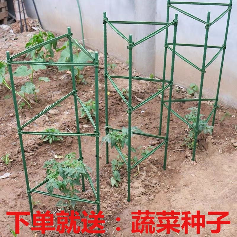 Adjustable Plant Support Stakes for Tomatoes, Cucumbers, and Climbing Vines