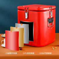 Commercial Large Capacity Insulated Cooler Box for Outdoor Camping and Food Transport